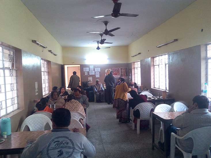 Dharmashala garden area